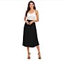 Women Stylish High Waist Chiffon Formal Long Midi Pleated Skirts