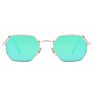 Women Sunglasses Uv 400 Polygonal Metal Frame Sun Glasses Sunglasses
