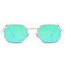 Women Sunglasses Uv 400 Polygonal Metal Frame Sun Glasses Sunglasses