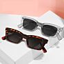 Women Vintage Rectangle Sunglasses Designer Cat Eye Acetate Sunglasses