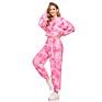 Women's 2 Piece Tie Dye Sweatsuit Outfits Lounge Pajamas Set Long Sleeve Jogger Loungewear Set