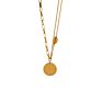 Womens Accessories Cuban Necklace Stainless Steel Jewelry Necklace Charms Gold Chain Pendant Necklace Women