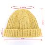 Womens Beanie Hat Warm Autumn Women Wool Knit Beanie Cap Cuff Beanie Watch Cap for Girls Spring Skull Hats for Female Bonnet