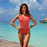 Women's One Piece Swimsuits One Shoulder Swimwear Asymmetric Monokinis Bathing Suits