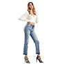 Women's Temperament Casual Jeans High Waist Stretch Micro Flared Jeans