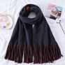 Womens Warm Long Shawl Wraps Large Scarves Knit Cashmere Feel Warm Scars