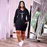 Womens Wholesales V Neck Bodycon Faith Dress Long Sleeve plus Size Women Fall Dresses
