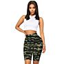 Women's Yoga Camo Biker Shorts Legging