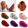 Baby Soft Flock Tassel Moccasins