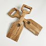 Wood Grill Scraper Tool with Bottle Opener Safe & Eco-Friendly Bbq Grill Brush Alternative Grill Grate Cleaner