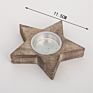 Wooden Candle Holder Home Decoration Wooden Craftwork Creative Candles Base Decoration Candlestick