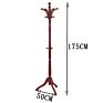 Wooden Coat Rack Free Standing Coat Hat Tree Coat Hanger Holder Stand