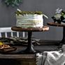 Wooden Pedestal Cake Stand for Wedding Cake Display Food Safe Eco Friendly Desert Platter