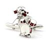 Xixia High 3D Drum Set Cufflinks Epoxy Design for Men Shirts Cuff Links