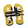 Yinsa Fl001 Multiple Colors Adults Outdoor Slippers Beach Flip Flops Black Sublimation Flip Flops