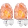 Yjn5461 Natural round Rock Himalayan Crystal Salt Lamp Night Light