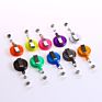 Yoyo Id Reel Badge Carabiner Badge Reel round Retractable Badge Reel