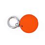 Ysure Saffiano Leather Gift Keychain, Circle Keyring,Leather Promotion Gift Keys Chain Holder