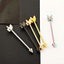 Yw 5Pc Arrow Customized 316L 14G Surgical Steel Frosted Industrial Barbell Earring Piercing Jewelry
