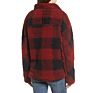 Zip Neck Sweater Plaid Sherpa Pullover