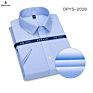 25 Short Sleeve Options 100% Cotton Rts Men's Business Formal Shirt Non Iron Dress Shirt for Men