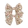 2Pcs/Pair 24 Colors Vintage Linen Fabric Bow Hair Clip Korean Headwear Ponytail Clip Simple Fabric Girl Hair Bows