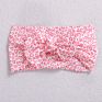 Baby Fruit Prints Soft Nylon Headbands Floral Bows Wide Turban Head Wraps Children Girls Hair Accessories