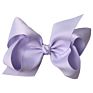 Big 6" Hair_Bows Clips Solid Color Grosgrain Ribbon Larger Hair Bows Alligator Clips Hair Accessories for Baby Girls Infants