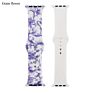 Boorui Silicone Print Patterns Watch Bands for Apple Watch Band Designer Straps for Apple Watch Series 7 6 5 4 3 2 1 /