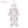 Cotton Jersey Newborn Sleeping Bag 0-6M Baby Safe Sleep Sack Knotted Baby Gown Unisex Newborn Baby Sleeping Bag