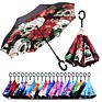 Innovated C Handle Reserve Double Layer Umbrella Double Ribs Umbrella
