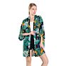 Kimono Beach Wear 100%Viscose Kimonos Women Floral Print Kimono