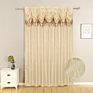 Living Room Ready Made American Style Luxury Hotel Jacquard Valance Curtain Design Home Curtain for Windows