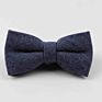 Mens Cotton Wool Formal Clothing Bow Ties Man Wedding Geometric Dot Neck Bowties Bowknot Gravatas Dark Color Bowtie Butterfly