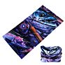 Neck Gaiter Sun Headwear Tubular Bandana Bule Color Tube Sports Seamless Headwear Fishing Bandana