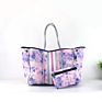 Neoprene Beach Tote Bag Women Shopping Bag Light and Soft Fabric Extra Large Capacity Eco-Friendly Single Shoulder Bag