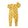 Newborn Cotton Print Long Sleeve Zipper Style Baby Kids Stripe Cheetah Leaf Print Autumn Zip up Bodysuits Sleeper Romper