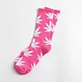 Professional Colorful Tube Sports Socks Bamboo Maple Leaf Socks Design Hemp Weed Leaf Socks