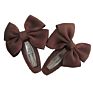 Snap Hair Clips with Bow Barrettes Bb Clips Hairbows Hairgrips Headwear Accessories for Baby Girls