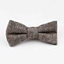 Style Plaid Children Bowtie Wool Bowties Baby Kid Kids Classical Pet Striped Butterfly Bow Tie Solid Color Ties