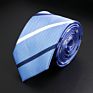 Stylish Men's Stripe Necktie College Style Red Navy Blue Green Multi-Color Twill Cosplay Party Business Wedding Neck Ties