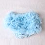 Toddler Clothes Solid Color Cute Baby Chiffon Ruffle Bloomers