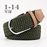 Unisex Multiple Option Stretch Belt Braided Elastic Stretch Fabric Belt Casual Weave Canvas Woven Belt