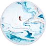 Wholeslae Designer Embossed Oversized Large Sublimated Printed round Beach Towels with Logo Print
