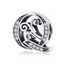 925 Sterling Silver Letter 26 Alphabet Pendant Designer Charms for Diy Bracelet Necklace Jewelry Making