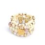Bohemianhandmade Braidedcolorful Beads Elastic Bracelet Ethnic Multi Layer Rice Beads Beaded Stretch Charm Boho Tassel Bracelet