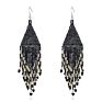 Colorful Handmade Seed Beads Earrings Boho Tassel Long Earrings for Women Jewelry