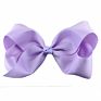 Cute 8 Inch Grosgrain Solid Color Bowknot Hair Bows with Clips Handmade Price Kid Girls Hair Accessories