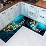 Cute Cartoon Sucking Water and Oil Kitchen Mats Kitchen anti Slip Mat Home Stain Resistance Kitchen Floor Mat Waterproof