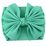 Cute Silk Solid Headband Bow Tie Baby Nylon Headband Hair Accessories Headwrap for Babies